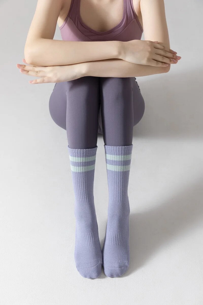 Pilates and yoga grip socks