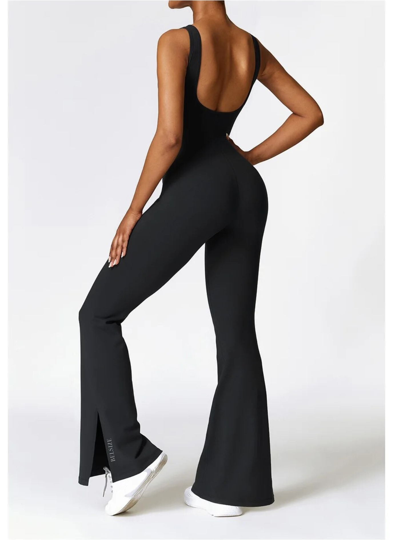 Flared unitard
