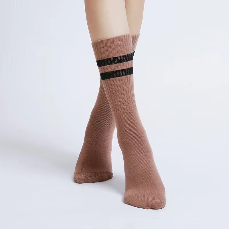 Pilates and yoga grip socks
