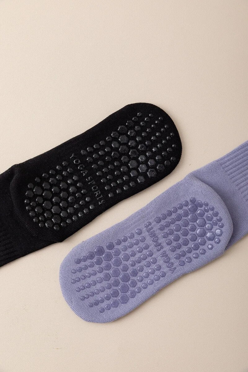 Pilates and yoga grip socks