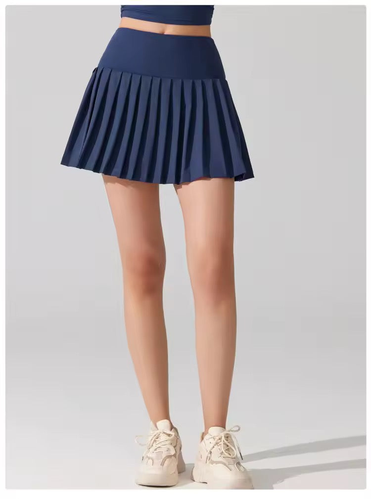 Pleated tennis skirt
