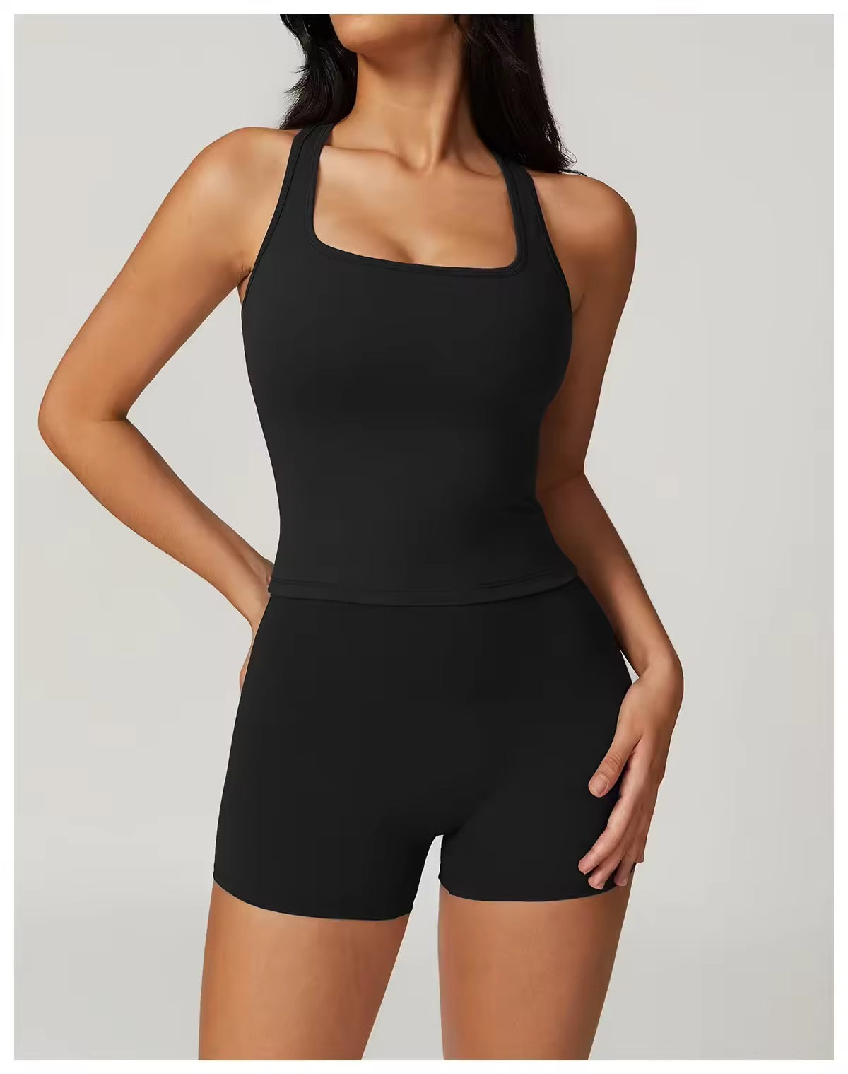 Lightweight Cropped Sports Top