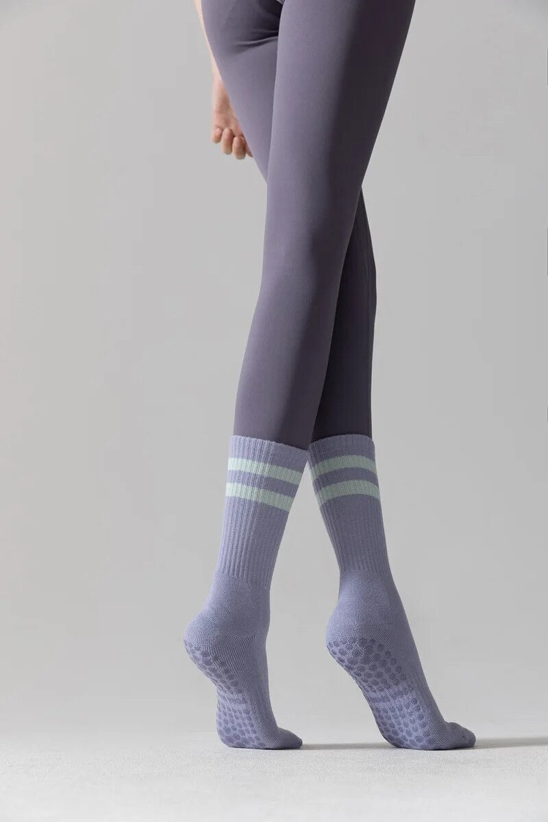 Pilates and yoga grip socks