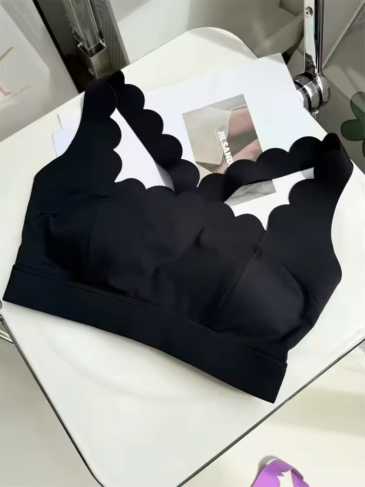Scallop cross back matching set