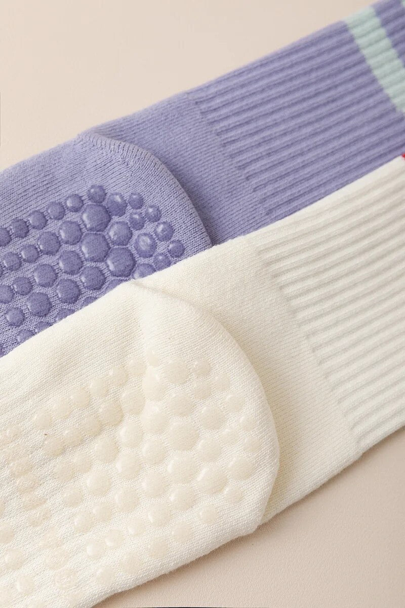 Pilates and yoga grip socks