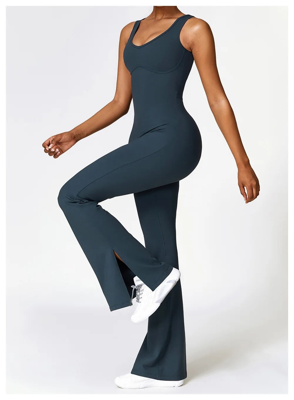 Flared unitard