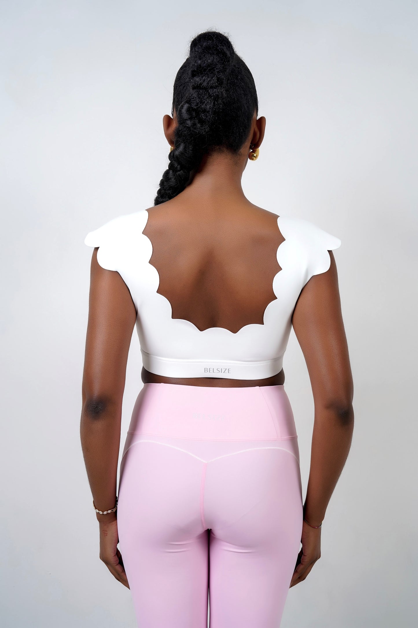 Scallop crop top