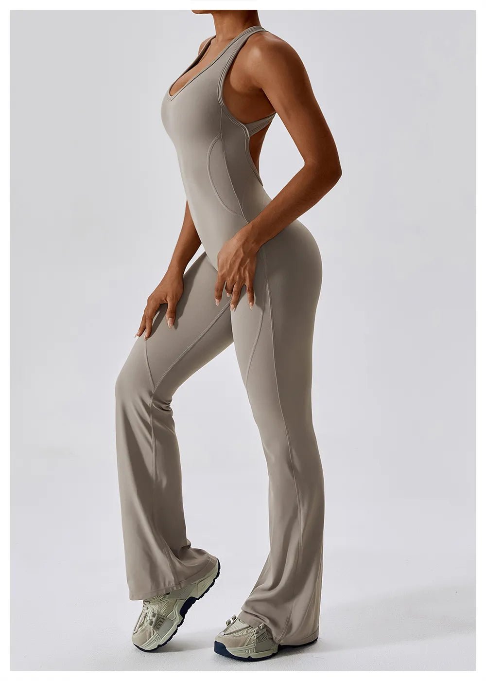 Flared jumpsuit