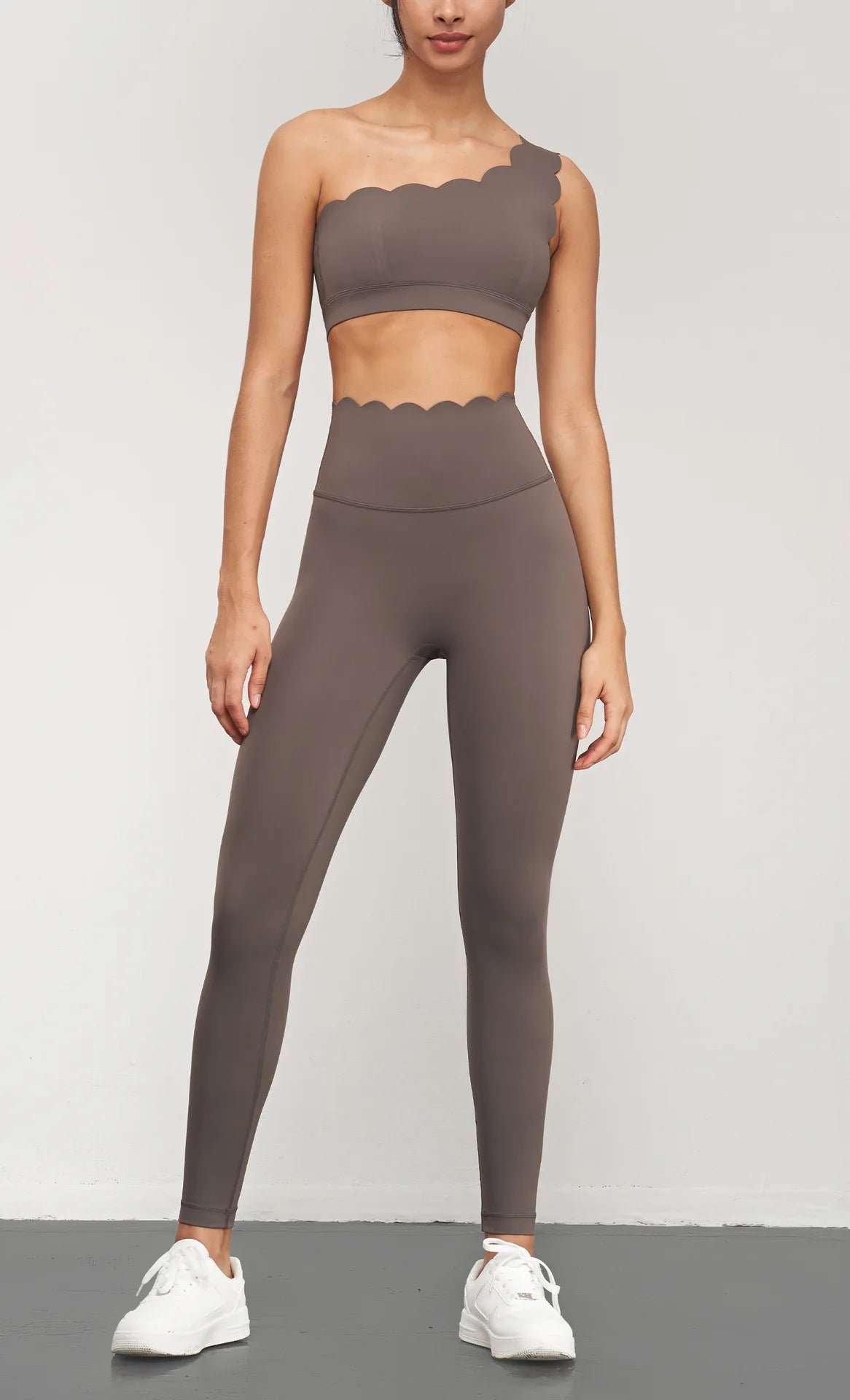 Taupe sports bra