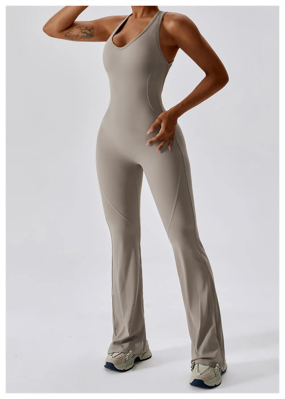 Flared jumpsuit