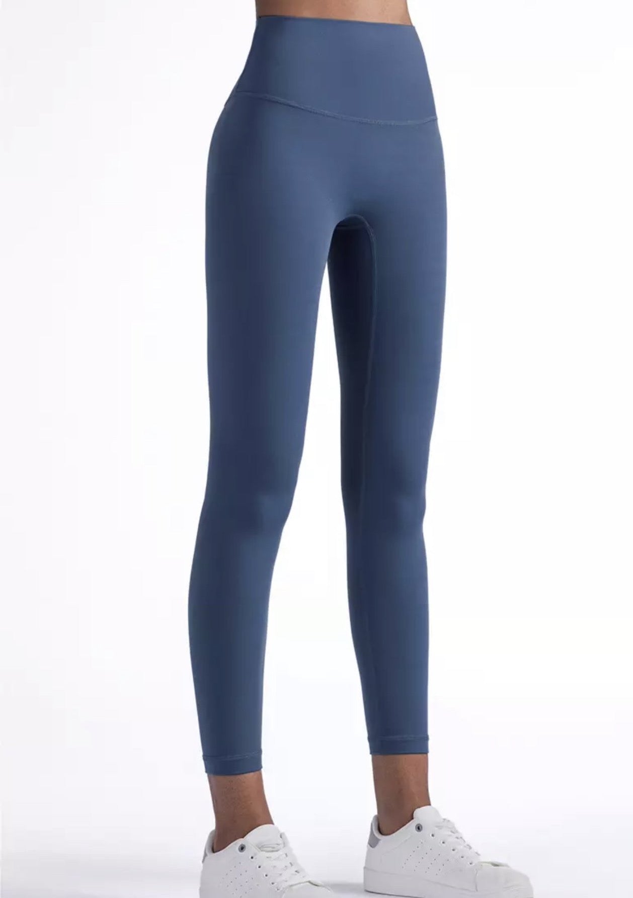Blue Leggings gym Squat proof