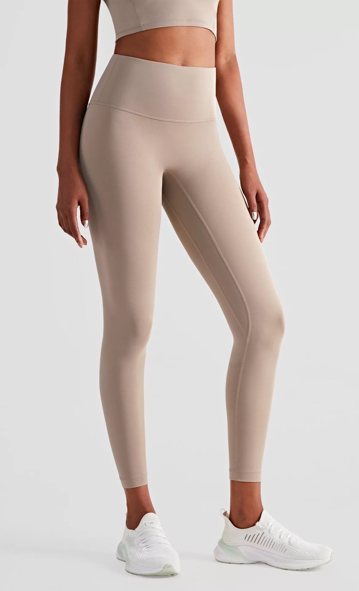 Beige leggings pilates