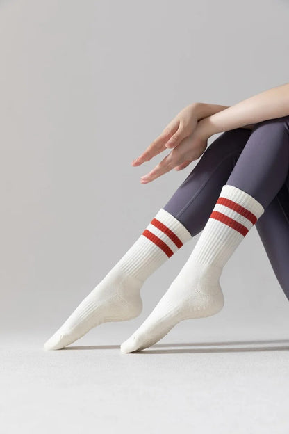 Pilates and yoga grip socks