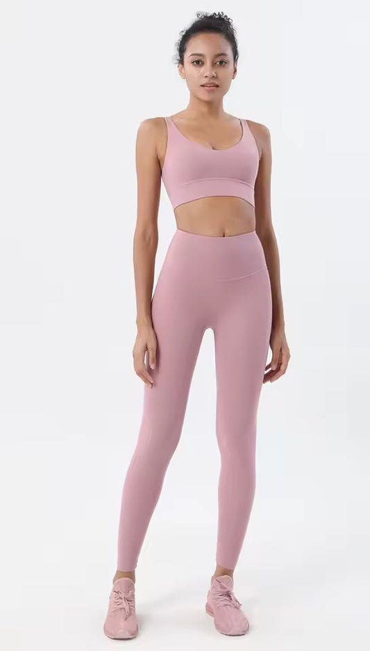 Dusty pink leggings
