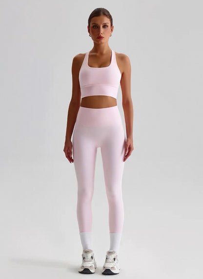 Double Airbrushed Pilates Set – Leggings & Sports Bra
