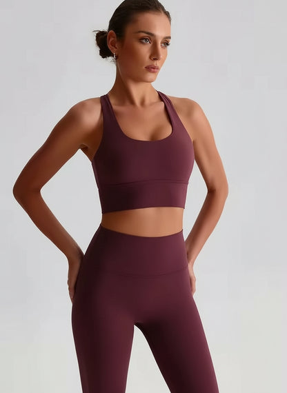 Double Airbrushed Pilates Set – Leggings & Sports Bra