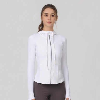 Women fitness zip jacket