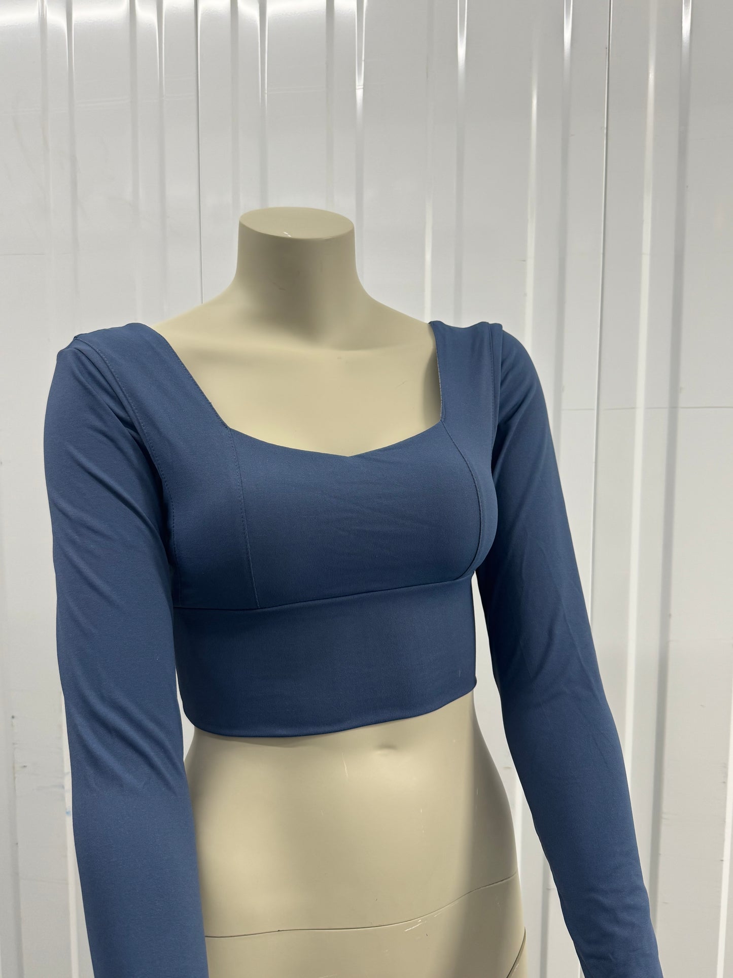 Crop top navy blue