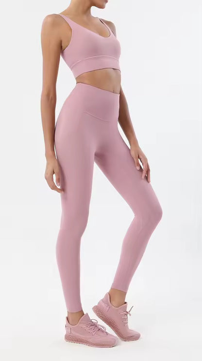 Dusty pink leggings