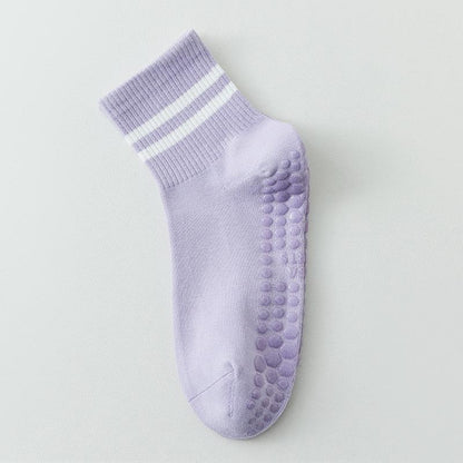 Pilates and yoga grip socks shorter