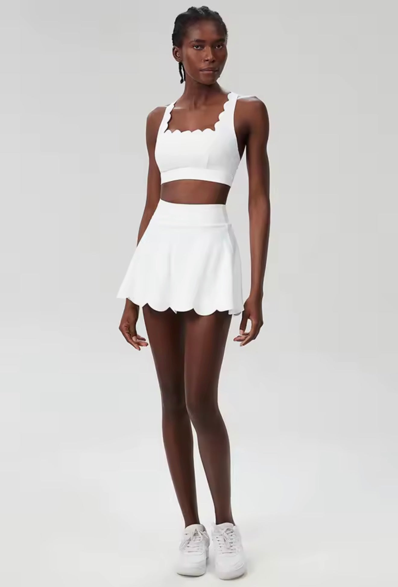Woman tennis set scallop edition