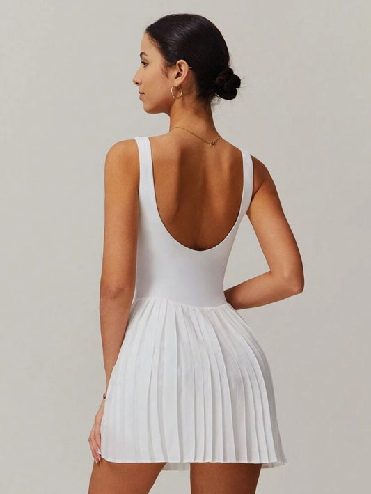 White tennis dress