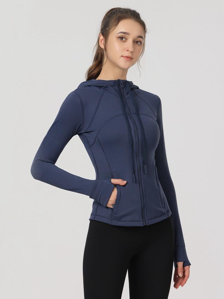 Navy blue womens jacket