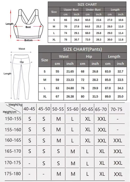 Scallop cross back matching set