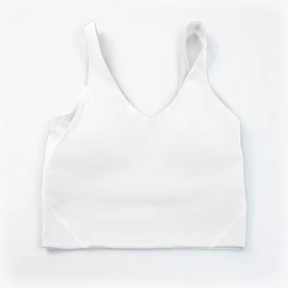 White sports bra