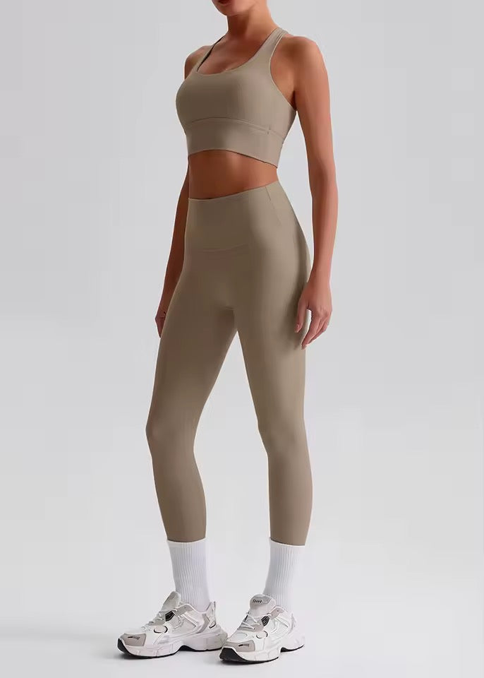 Double Airbrushed Pilates Set – Leggings & Sports Bra