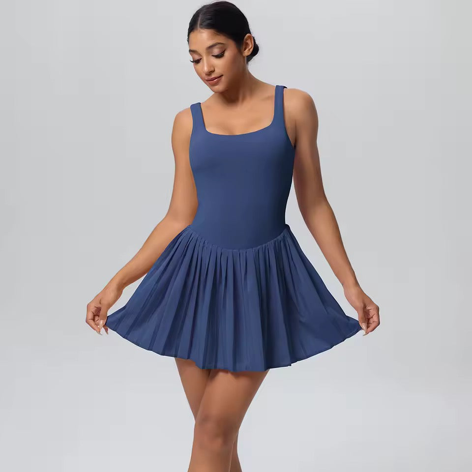 Royal blue tennis dress