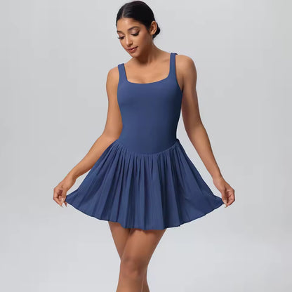 Royal blue tennis dress
