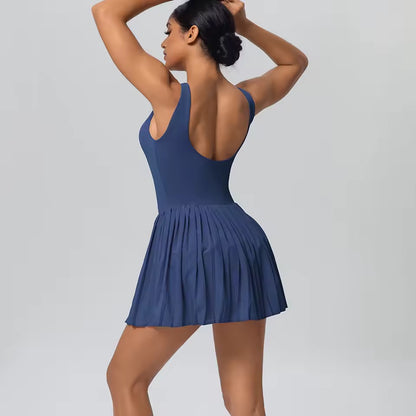 Royal blue tennis dress