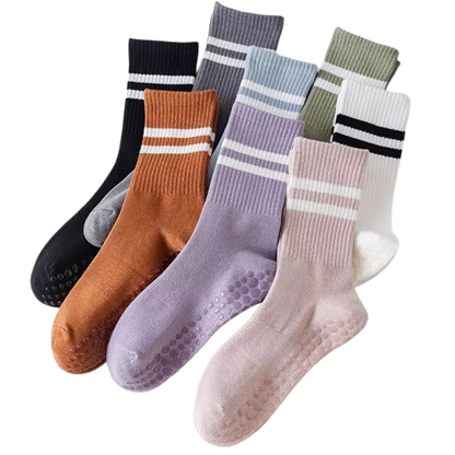 Pilates and yoga grip socks