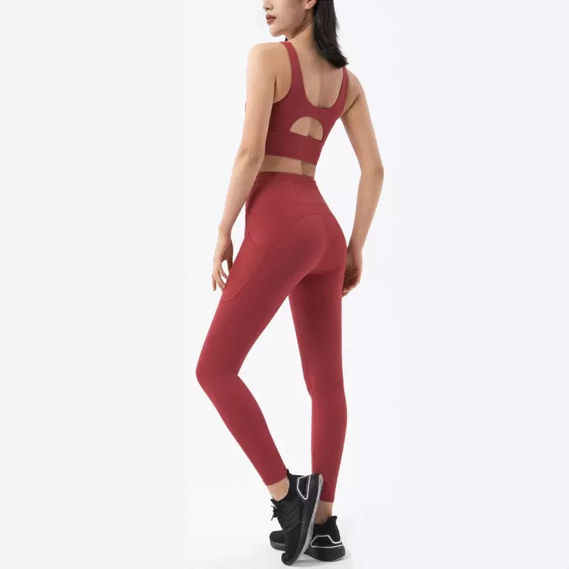 High support Sports Bra Ruby Red