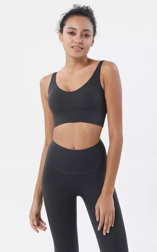 Black Sports Bra