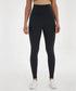 High Waisted Airbrush Leggings Black